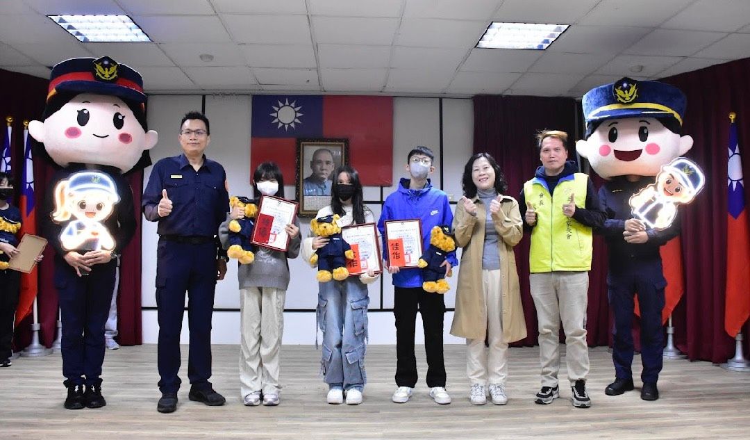 全民防詐創意繪畫比賽登場 土城學子齊心守護民眾荷包