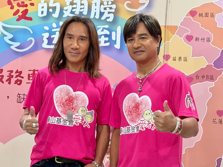 动力火车今为公益站台，表示将加码捐出普发1万。王郁惠摄