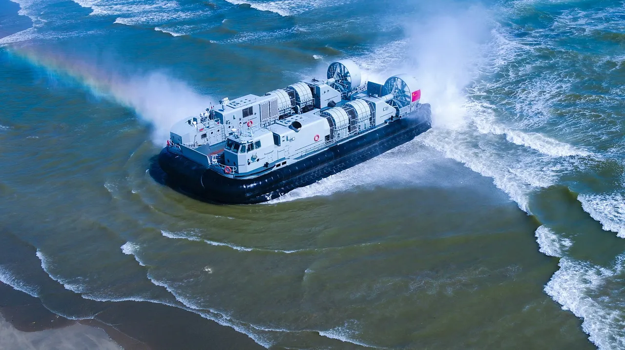 中国解放军演练登陆作战。翻摄解放军网