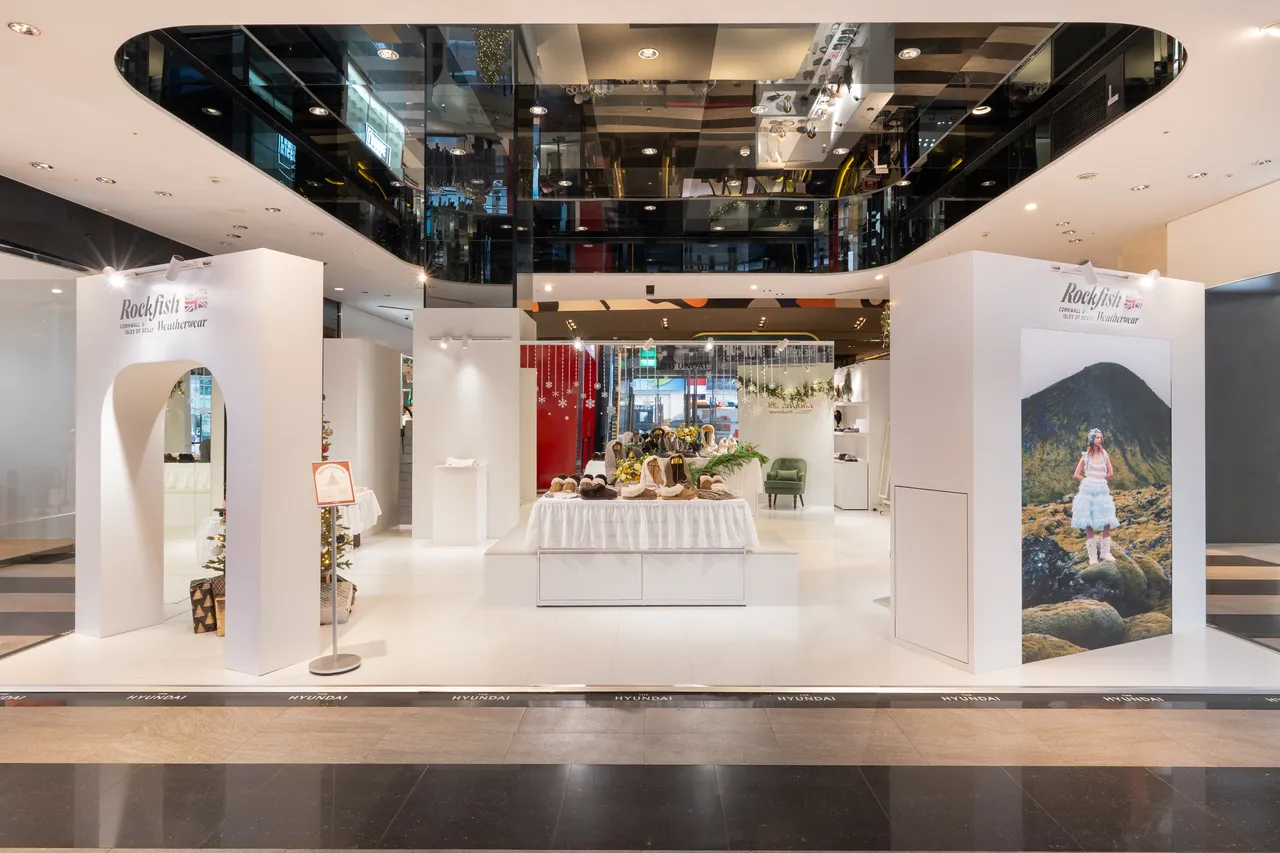 Rockfish Weatherwear携手韩国「现代百货」在新光三越A11推出限时快闪店。品牌提供