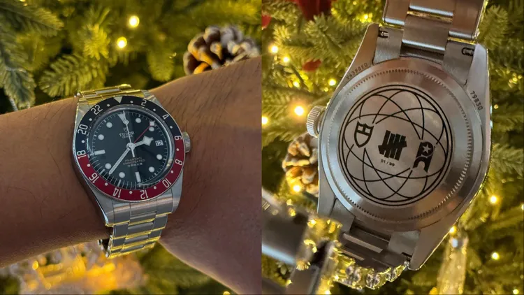 周杰倫早早就在個人社群上曝光三方聯名錶，且只有手錶入鏡、臉都沒露。翻攝周杰倫IG