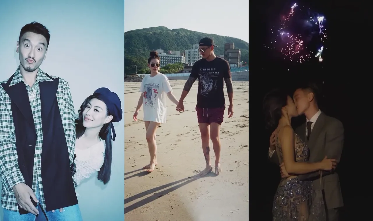 王阳明晒出与蔡诗芸的点滴。翻摄王阳明脸书