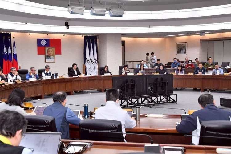 北市府召開公共安全會報。北市府提供