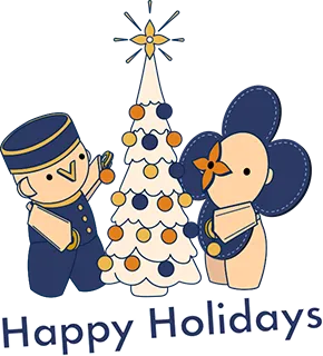 LV佳節限定貼圖。品牌提供