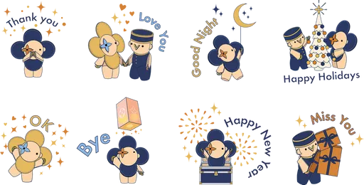 LV Vivienne和小伙伴来献节庆问候　不只LINE贴图还有天灯电子贺卡