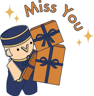 LV佳節限定貼圖。品牌提供