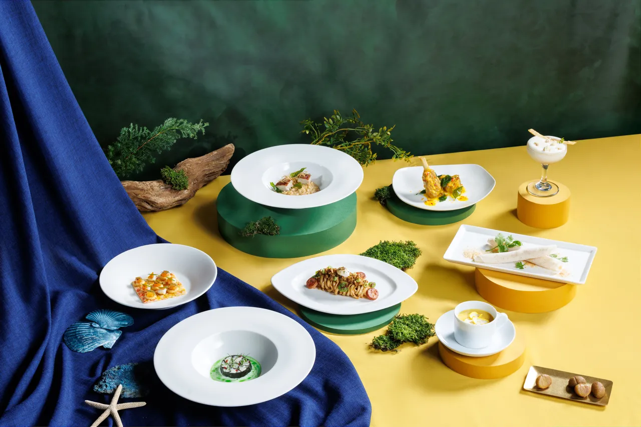 透过「山、海、田」三大主题，万味奇遇台湾篇打造出「从土地到餐桌」的味觉旅程。业者提供