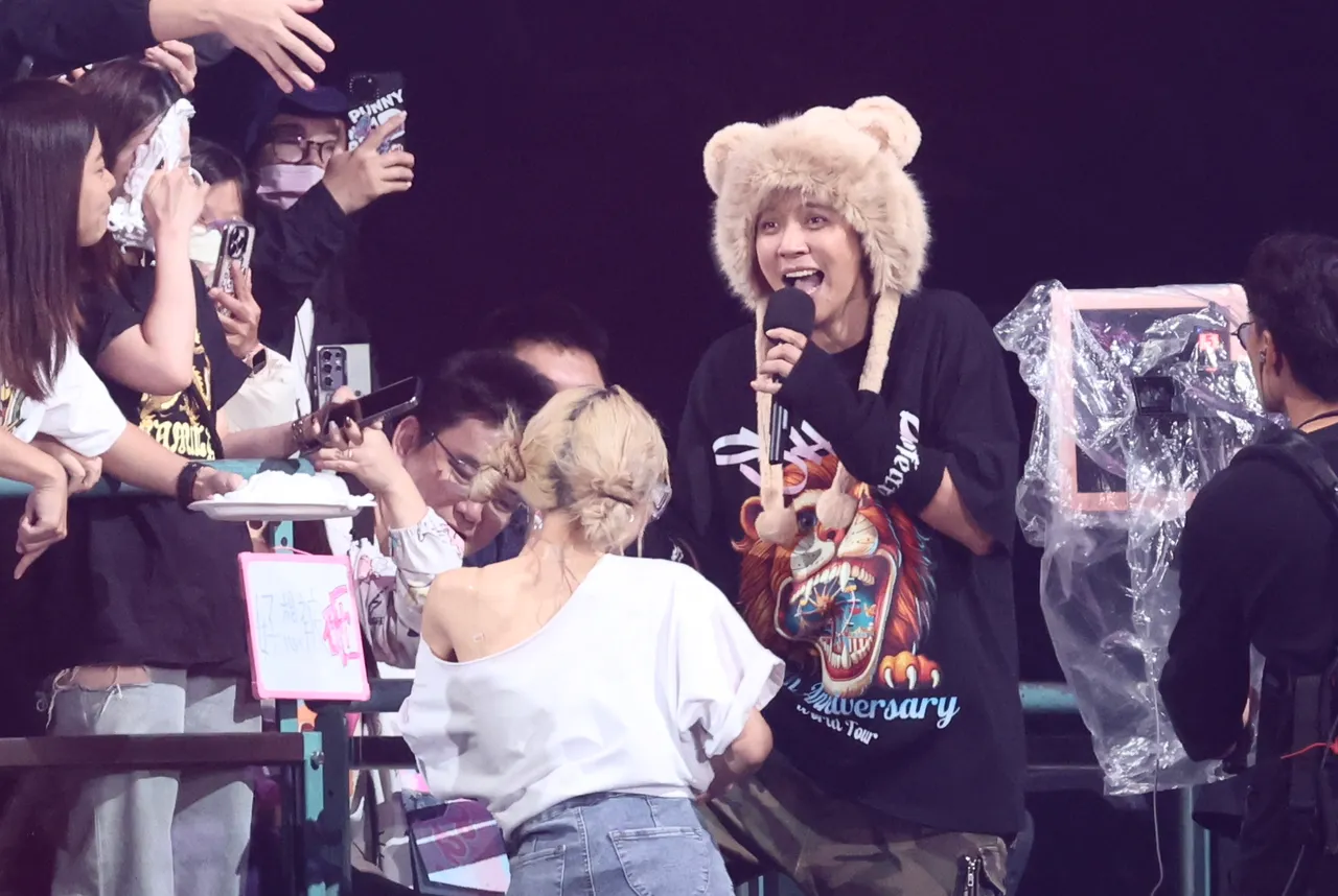 罗志祥将小巨蛋变成大型游乐园。庄宗达摄