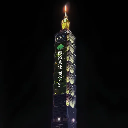 國泰金再度點亮台北101　跨年倒數光雕傳遞「一起共好不只是1+1」