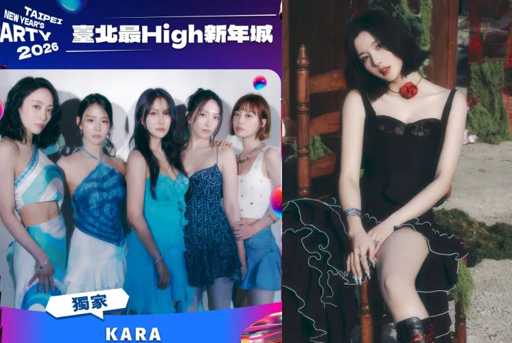 全台跨年晚会总整理｜韩流来袭！KARA权恩妃华莎陪迎2026　本土天王天后坐镇2地