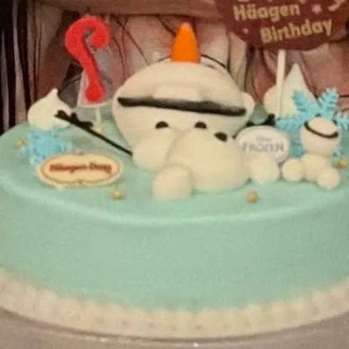 林心如还为老公准备雪宝的生日蛋糕。翻摄自林心如脸书