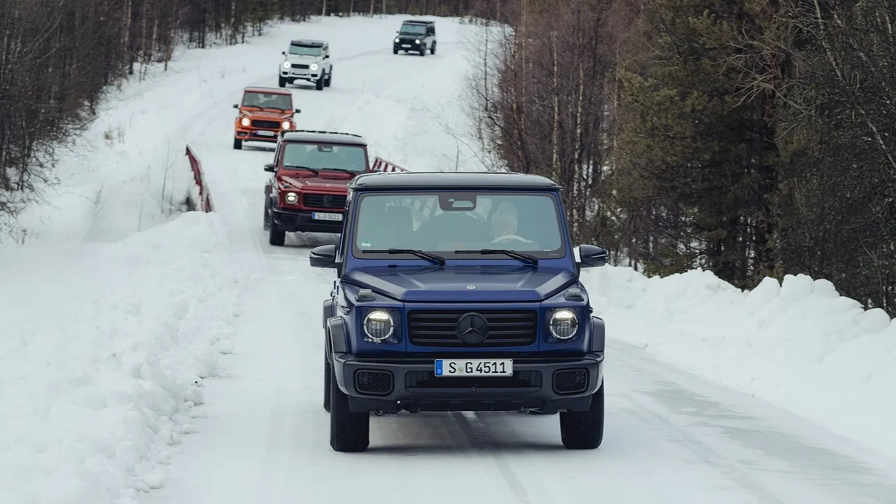 雪地驾训首次新增G-Class，一同征服雪原感受极地之美。业者提供