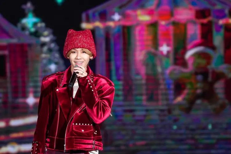 鼓鼓呂思緯耶誕限定版的個人驚喜歌曲〈聖誕之吻〉。觀光局提供