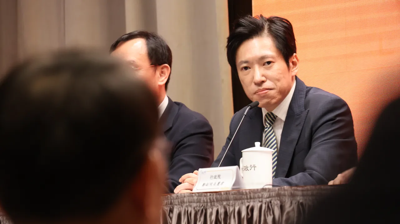 行政院秘书长张惇涵。记者叶家玮摄