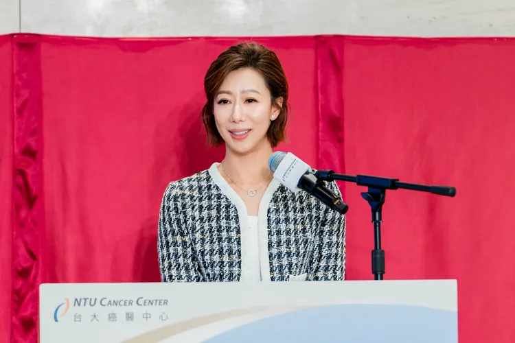 郭曉玲盼將情感化為行動，讓醫療更有溫度。翻攝永齡基金會臉書