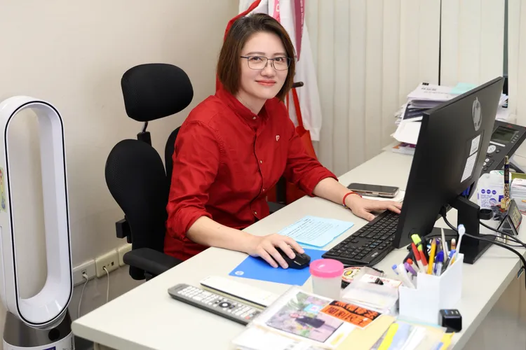 林延鳳投入政治逾20年，橫跨中央與地方，受訪直析藍白局勢。彭欣偉攝