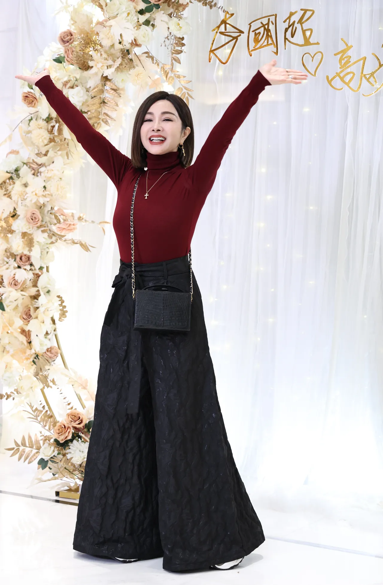 陈美凤好开心。彭欣伟摄