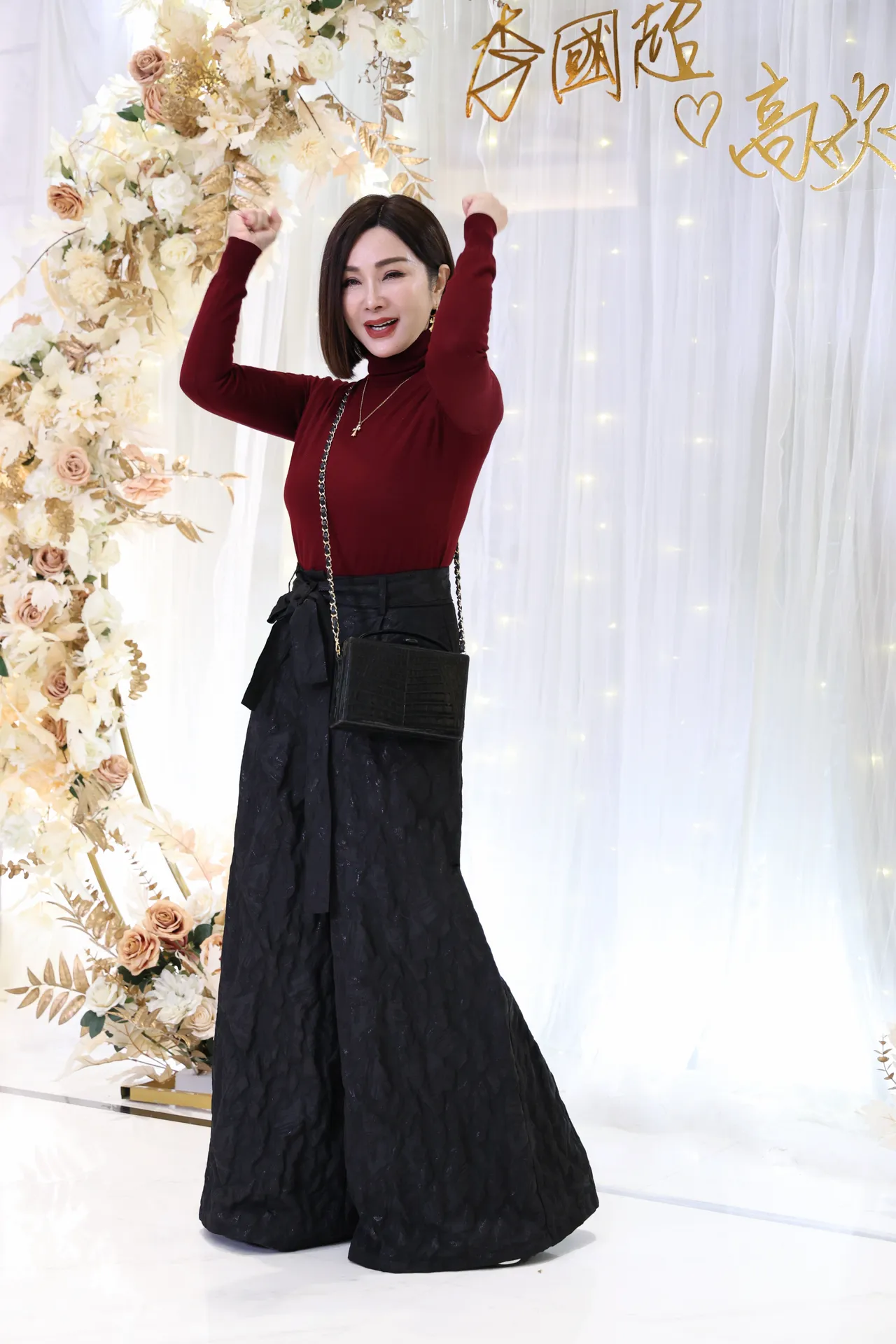 陈美凤开心到跳起来。彭欣伟摄