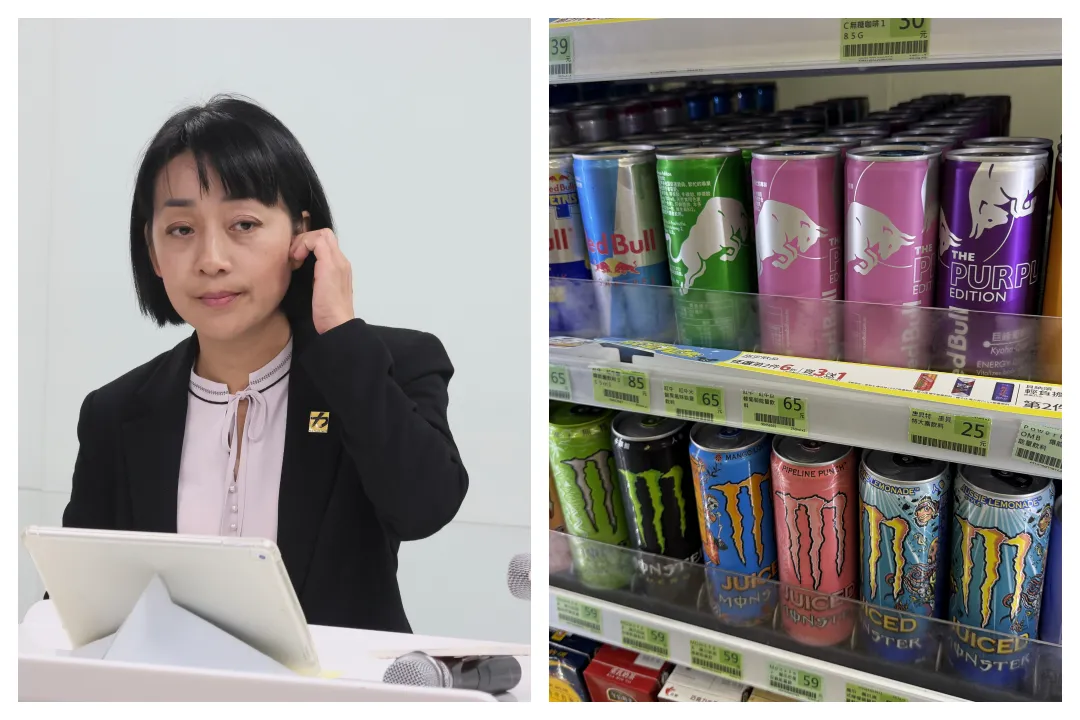 王婉谕提醒能量饮已渗入校园，盼政府强化标示与管理，以免影响到学生的健康。资料照