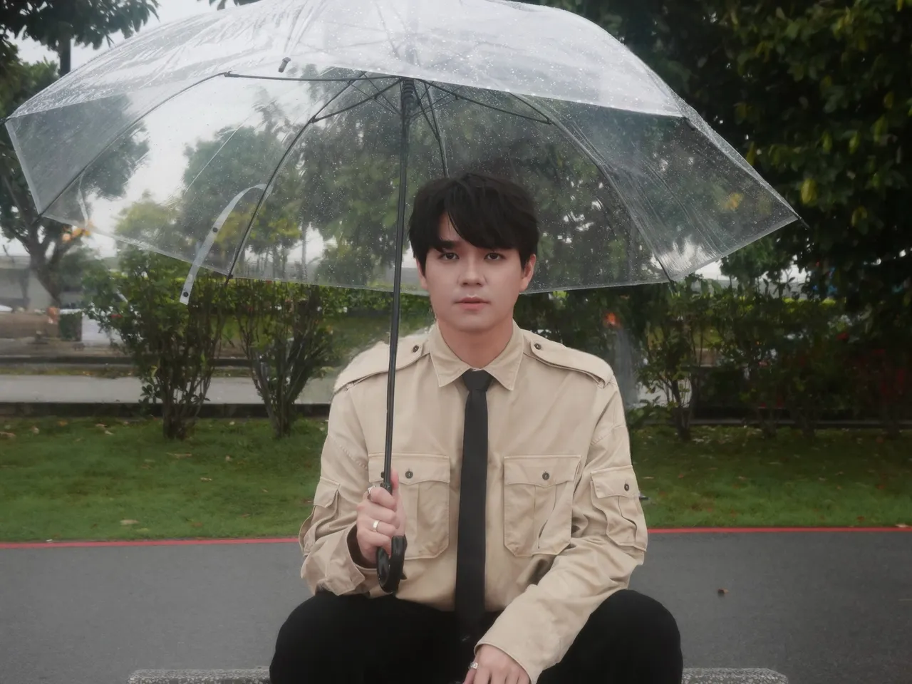 黄俊荣带著全新单曲《放飞机》重返台湾宣传。JR Productions Pte Ltd提供