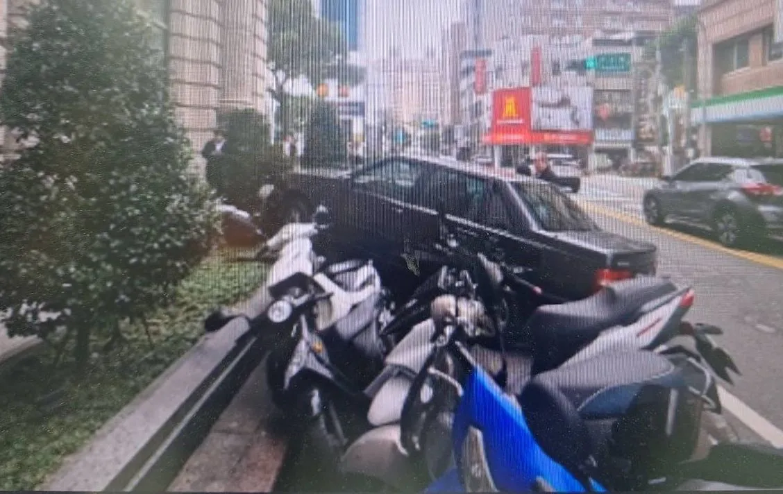 事故现场。桃园警分局提供