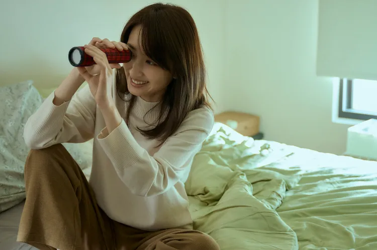 柯佳嬿分析女主角人格分類的原因。Netflix提供