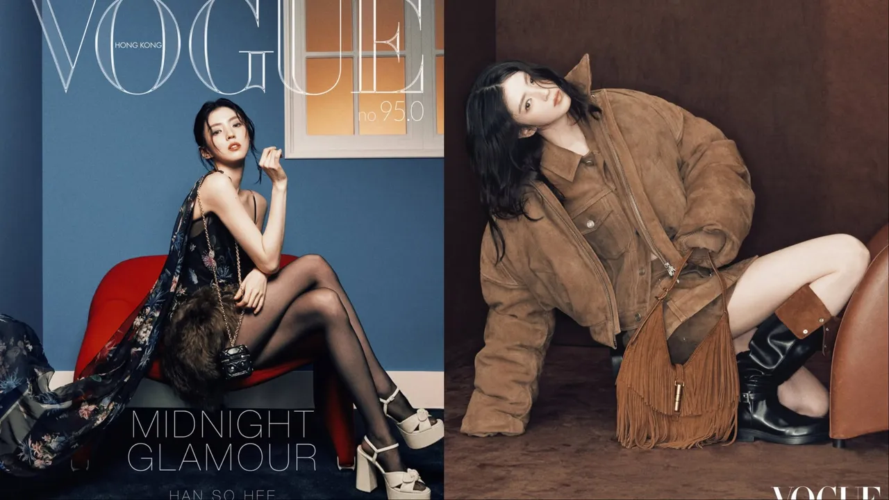 韓韶禧替香港版《Vogue》拍攝12月號數位封面。翻攝voguehongkong IG