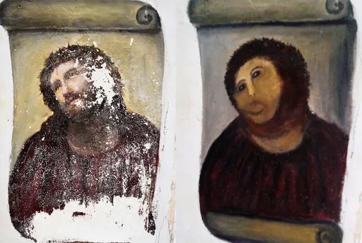 失敗修補教堂耶穌畫像爆紅　西班牙熱心老婦西門內斯逝世