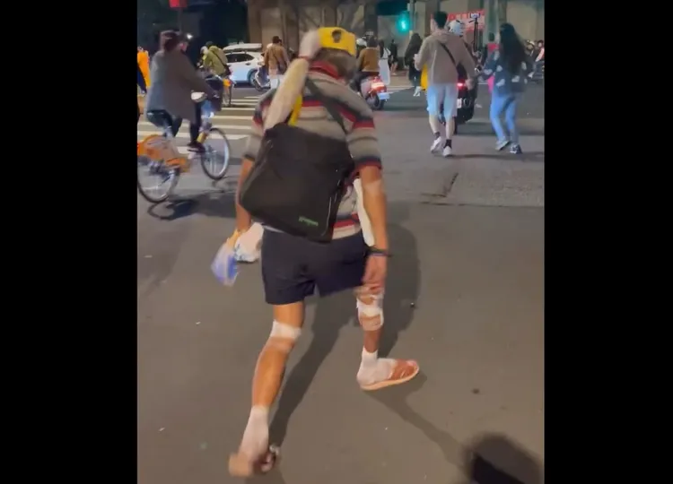 勇脚伯现身青山王宫祭。翻摄自lily19870609
