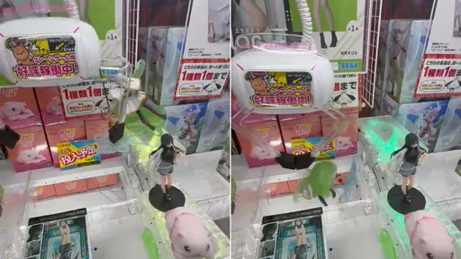 娃娃机展示品可以夹吗？　他po撞下芙莉莲影片引发炎上