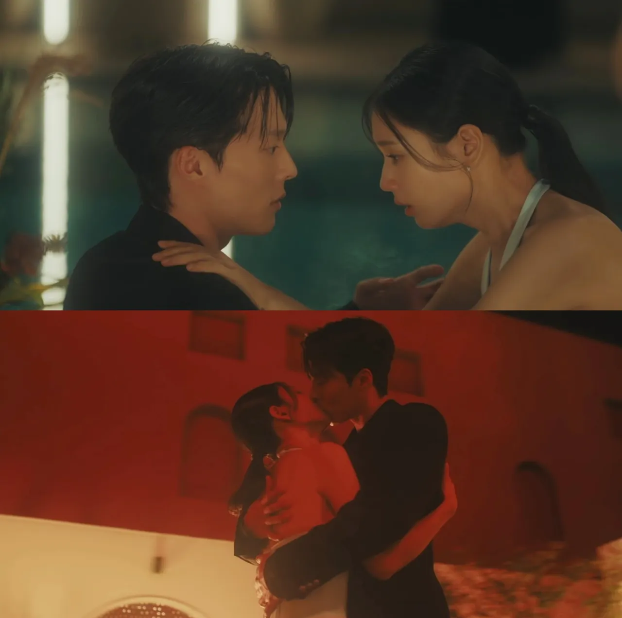 2人后来在济州岛不期而遇，张基龙终于唤醒记忆，甜吻安恩真。翻摄Netflix