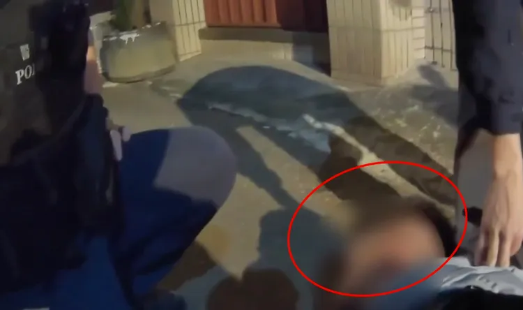 32歲高男遭到台中、屏東等地法院通緝，因逆向行駛栽了。翻攝畫面 