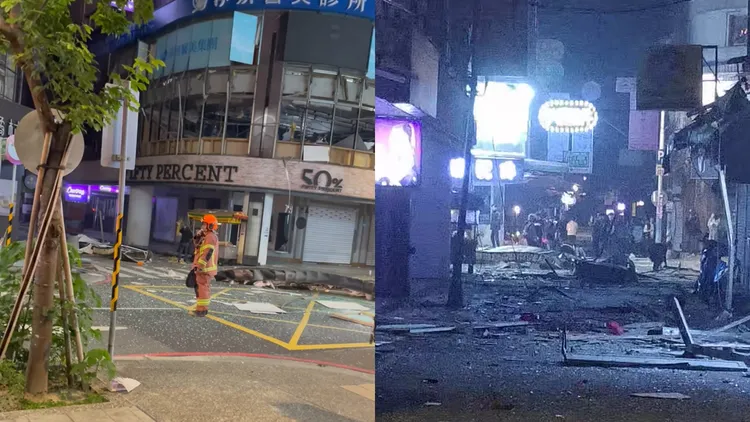 板桥气爆炸烂2餐厅！她目睹路人满脸血吓坏「还有人躺地上…」