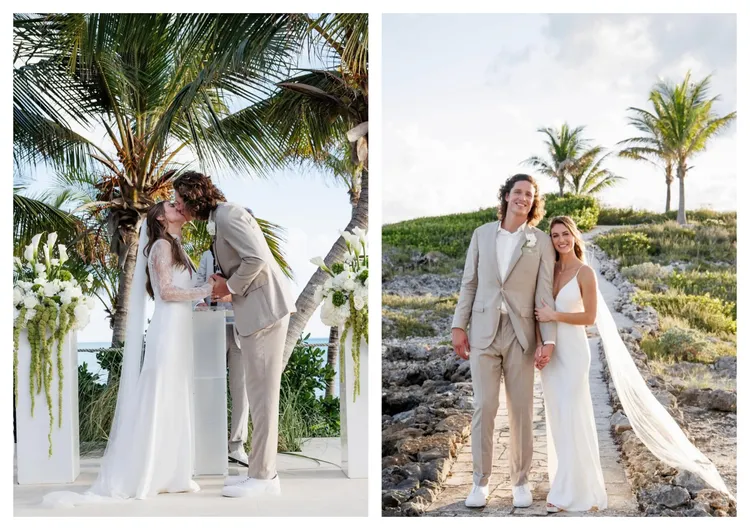 格拉斯诺结婚了。  翻摄glasnowt ig
 