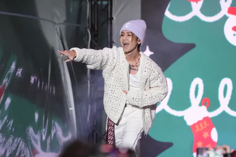 鼓鼓多首夯曲寵粉。彭欣偉攝