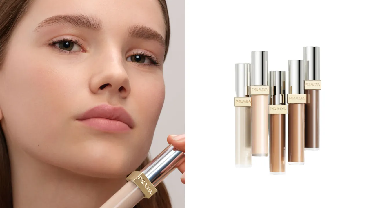 PRADA微米精修遮瑕精华，各8ml／1660元。品牌提供