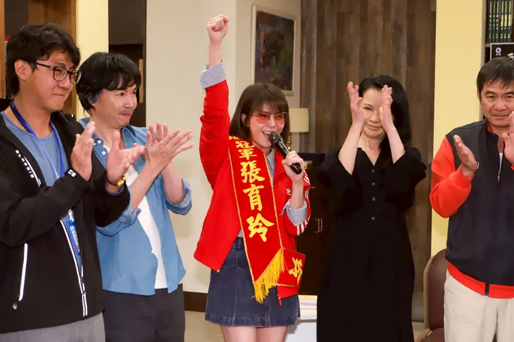 蘇晏霈（中）預告接下來劇情衝突更激烈。民視提供