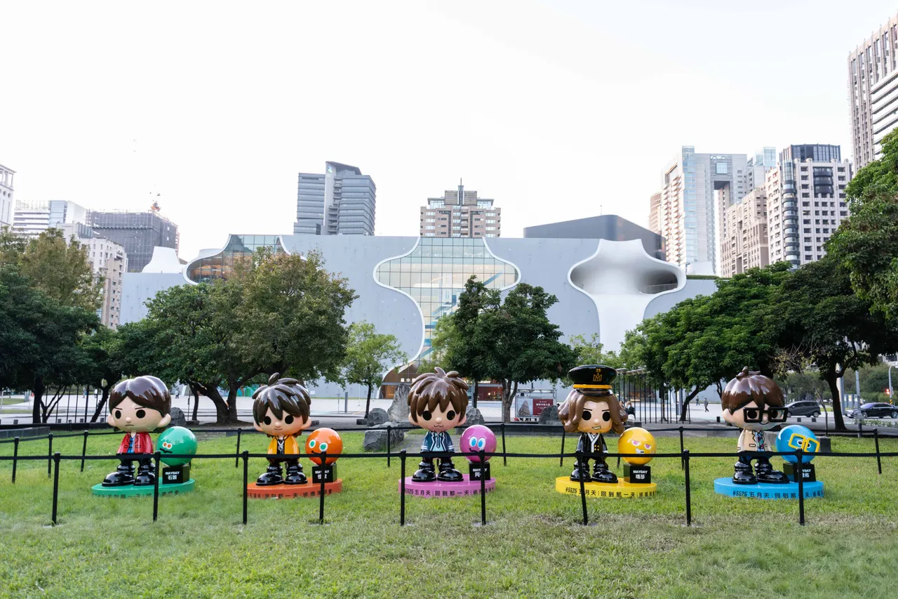 台中MAYDAYLAND景点吸引粉丝打卡。相信音乐提供