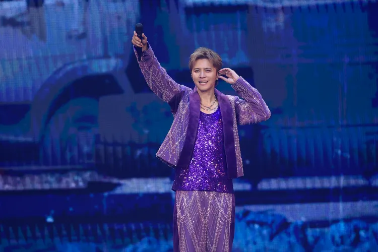 羅志祥感性時刻出道，自己笑到抖。彭欣偉攝