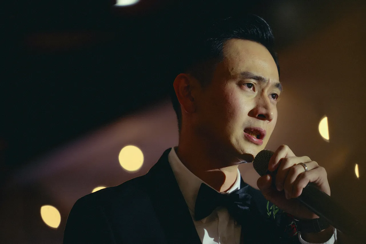 刘冠廷崩溃金句：「没一场婚礼是属于我们的」道出许多新人结婚心声。水花电影提供