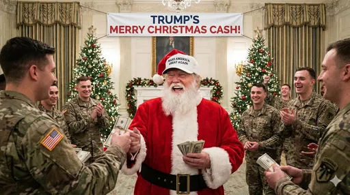 关税去哪了？川普扮圣诞老公公　145万美军每人5.6万元「红利」