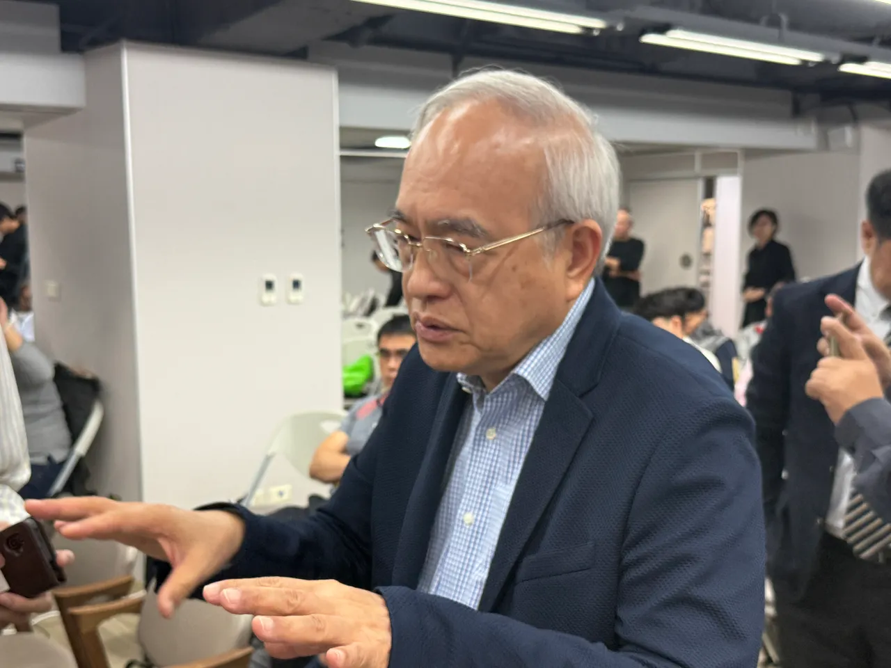 义隆电子董事长叶仪晧。吕承哲摄