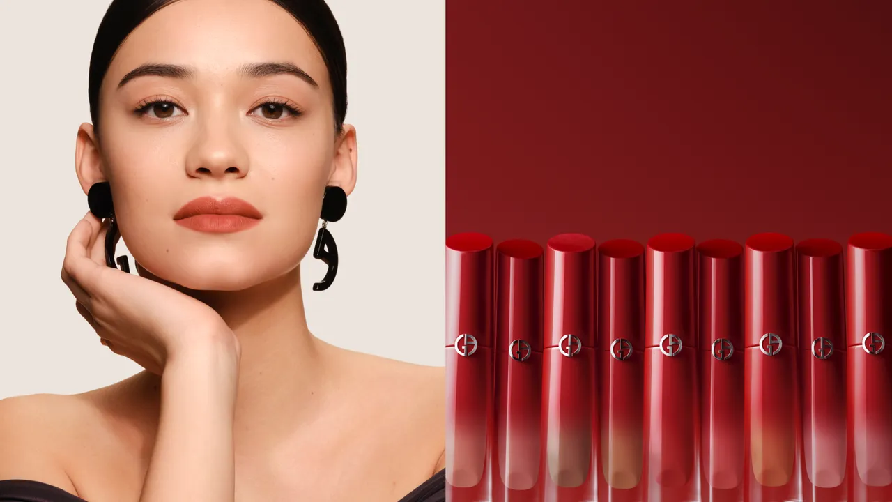 Armani Beauty推出暱稱為「持色水唇紗」的奢華柔紗訂製唇露。品牌提供