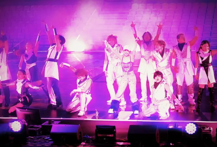 濱崎步面對沒有觀眾的演唱會，仍賣力演出。翻攝濱崎步IG