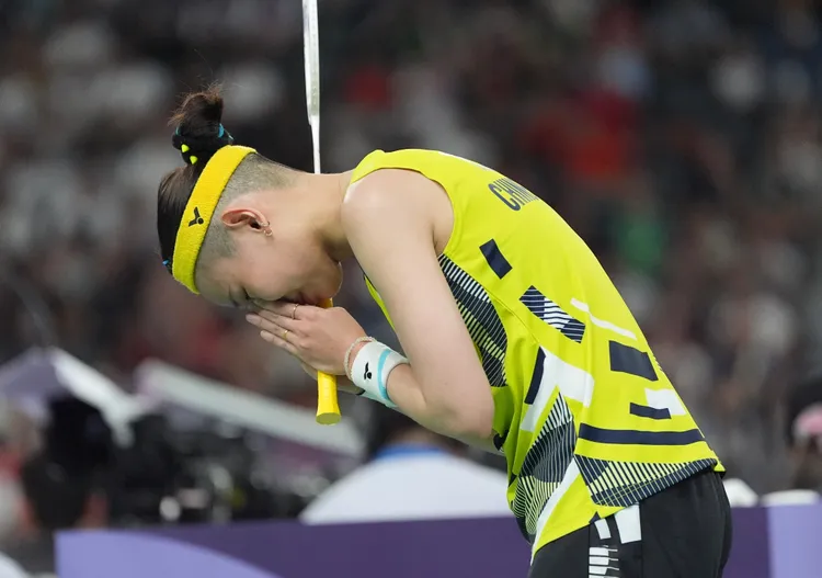 戴資穎告別球員生涯。中華奧會提供