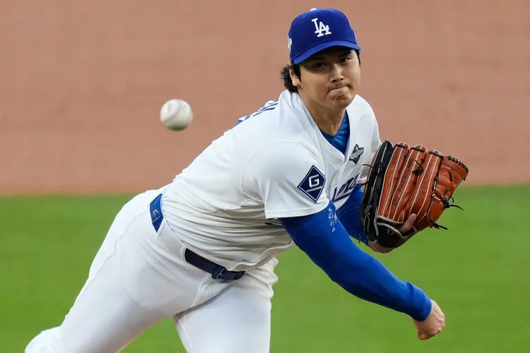 大谷翔平重返投手丘。美聯社