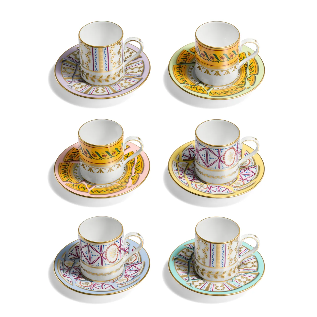 Tiffany & Co. x Fondation César Espresso咖啡杯碟組。品牌提供