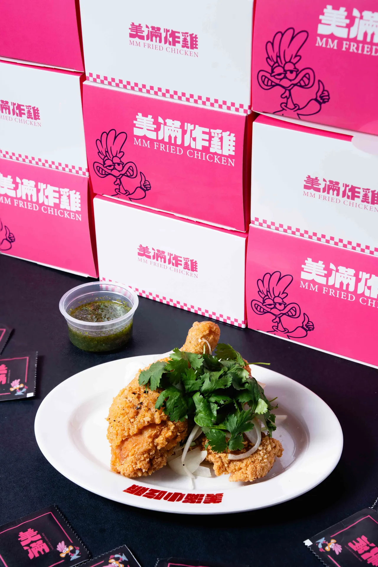 美滿炸雞香菜炸雞。業者提供