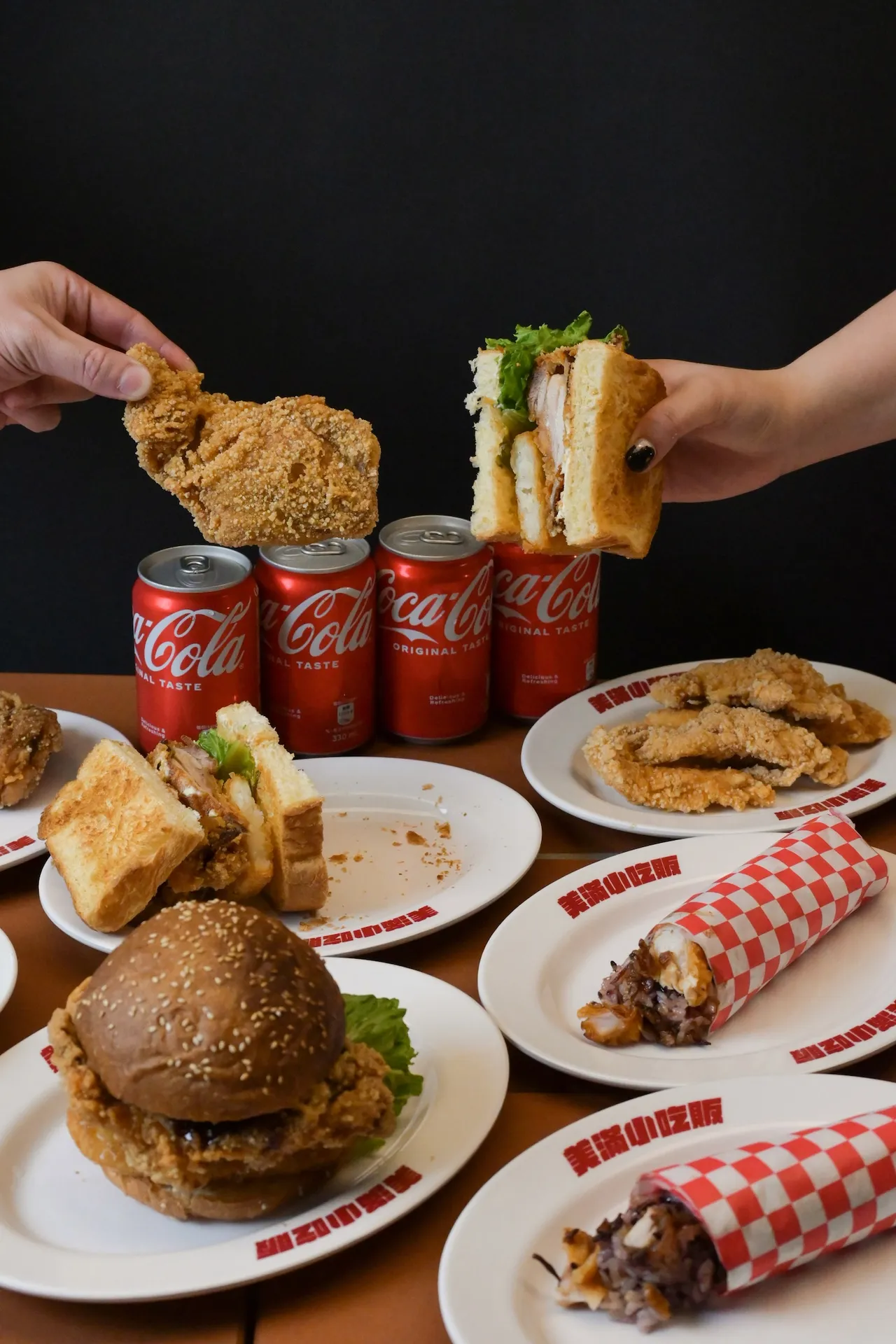 美滿炸雞一桌美滿雀喜餐。業者提供