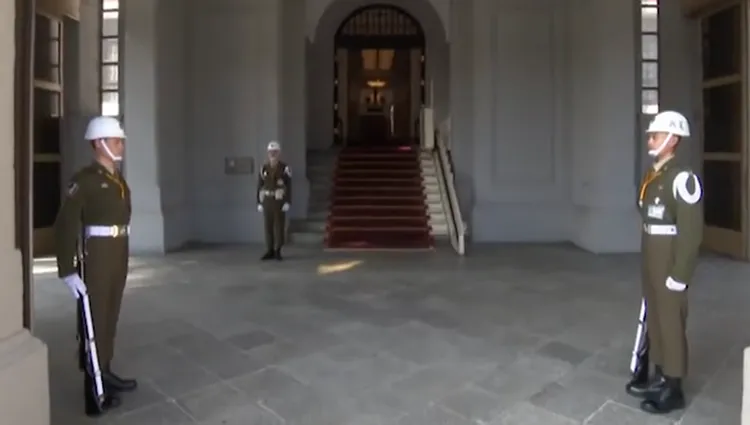 驻守总统府安全，有「天下第一营」之称宪兵211营，惊爆学长带学弟卖情报给中共，4共谍官兵判刑确定。翻摄自莒光园地脸书